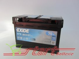 Exide Start&Stop EFB 70Ah 760A(EN) EL700 L3